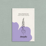 Delphinium consolida 'fancy purple picotee'-Angelo