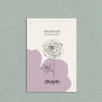 Papaver somniferum 'Black Peony'-Angelo