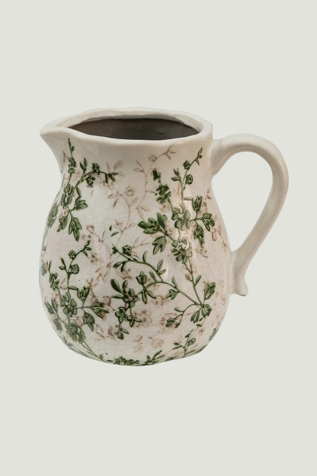 Decoration can be green beige, ceramics 16x13x15 cm - 6CE1458M
