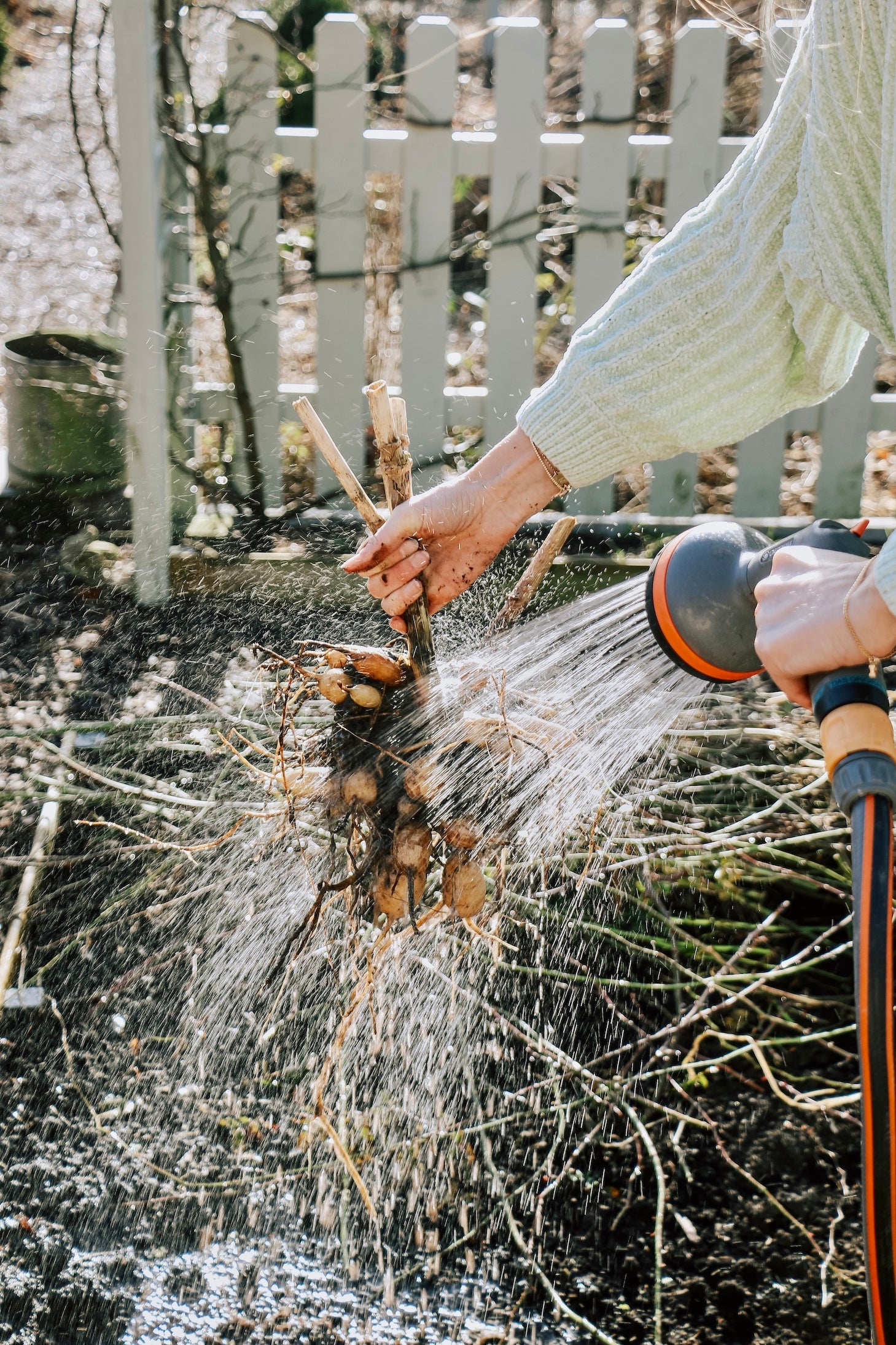 regenwater gebruiken in de tuin