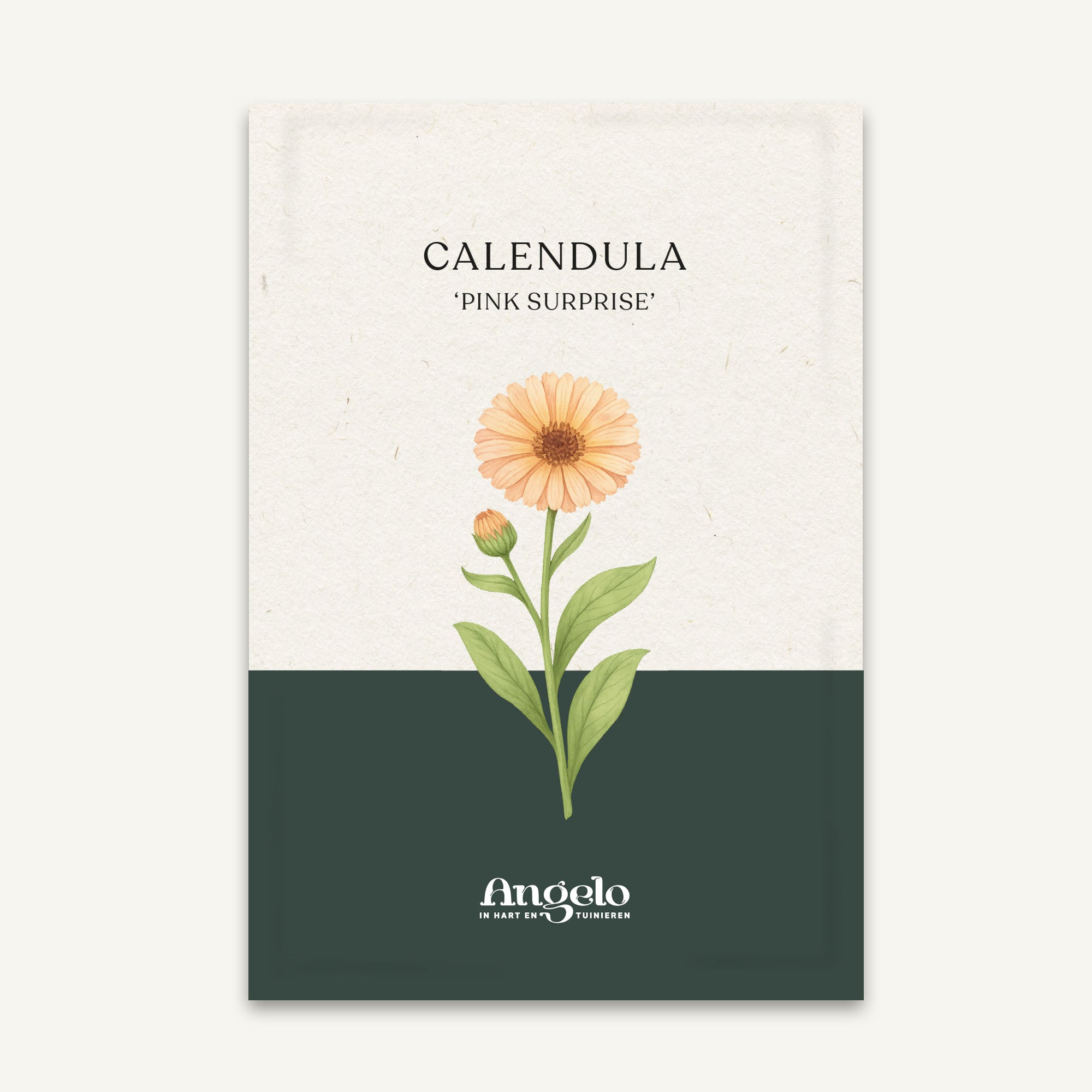 Calendula officinalis 'Pink Surprise' zaadzakje