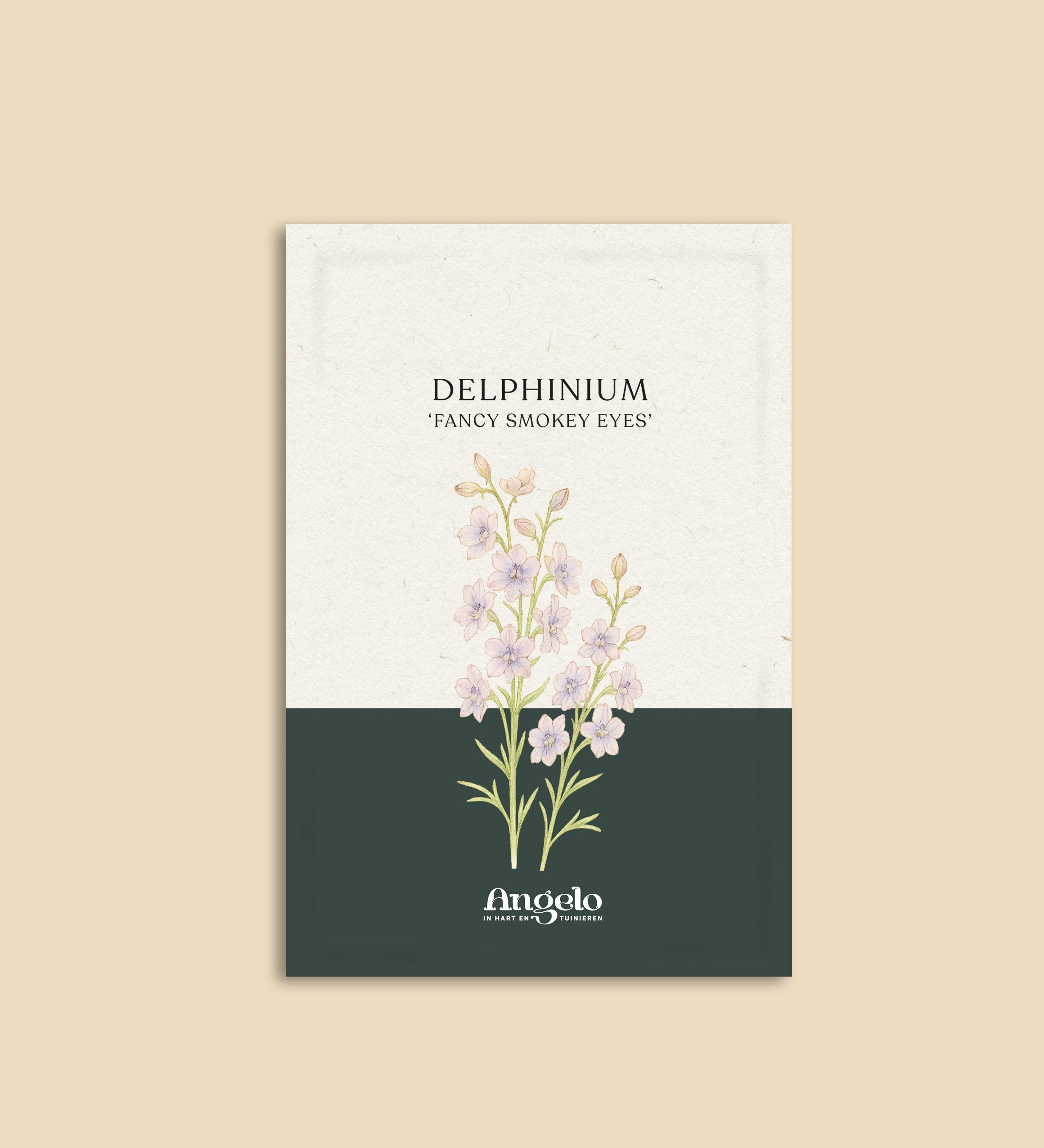 Delphinium consolida 'fancy smokey eyes'-Angelo