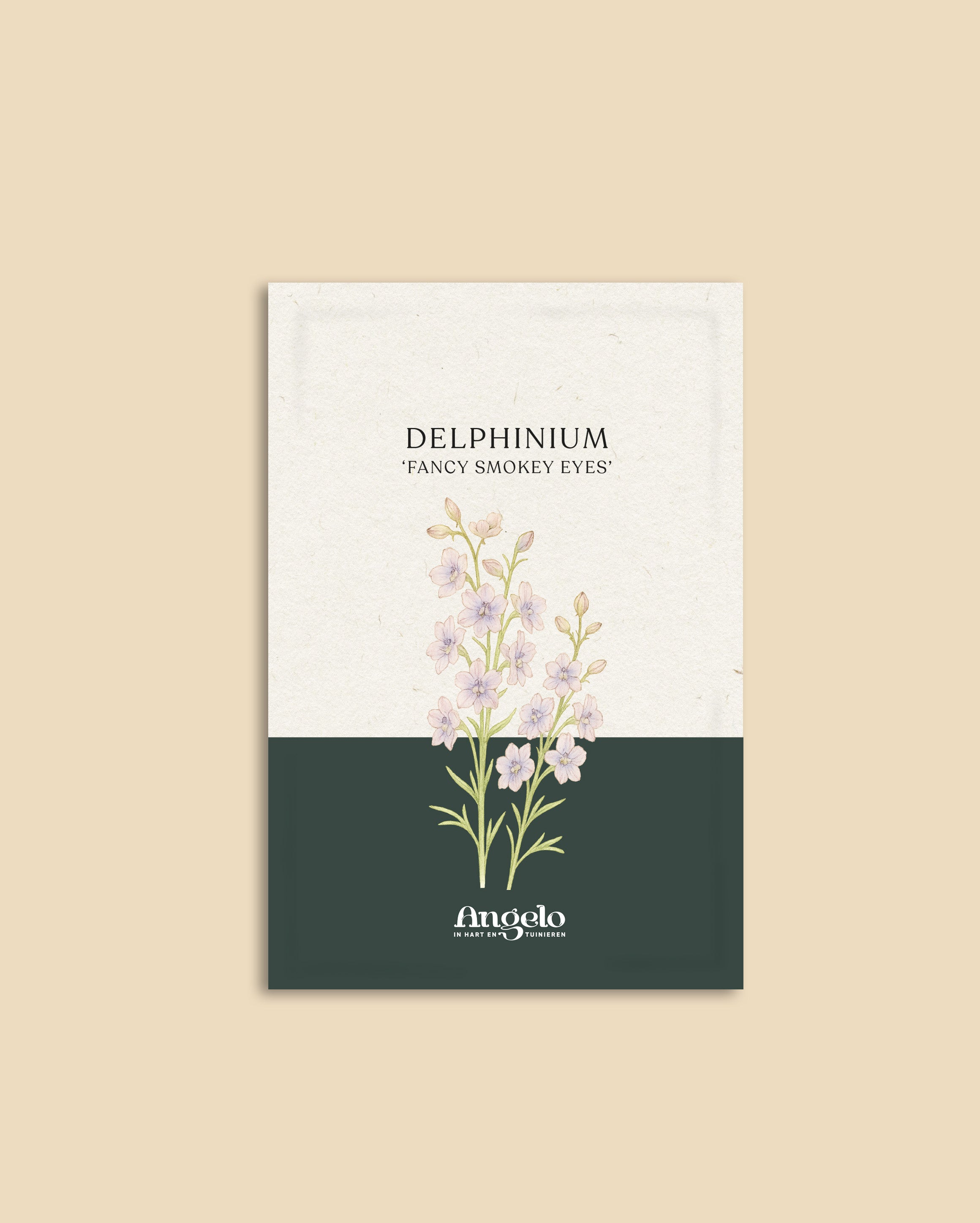 Delphinium consolida 'fancy smokey eyes'-Angelo