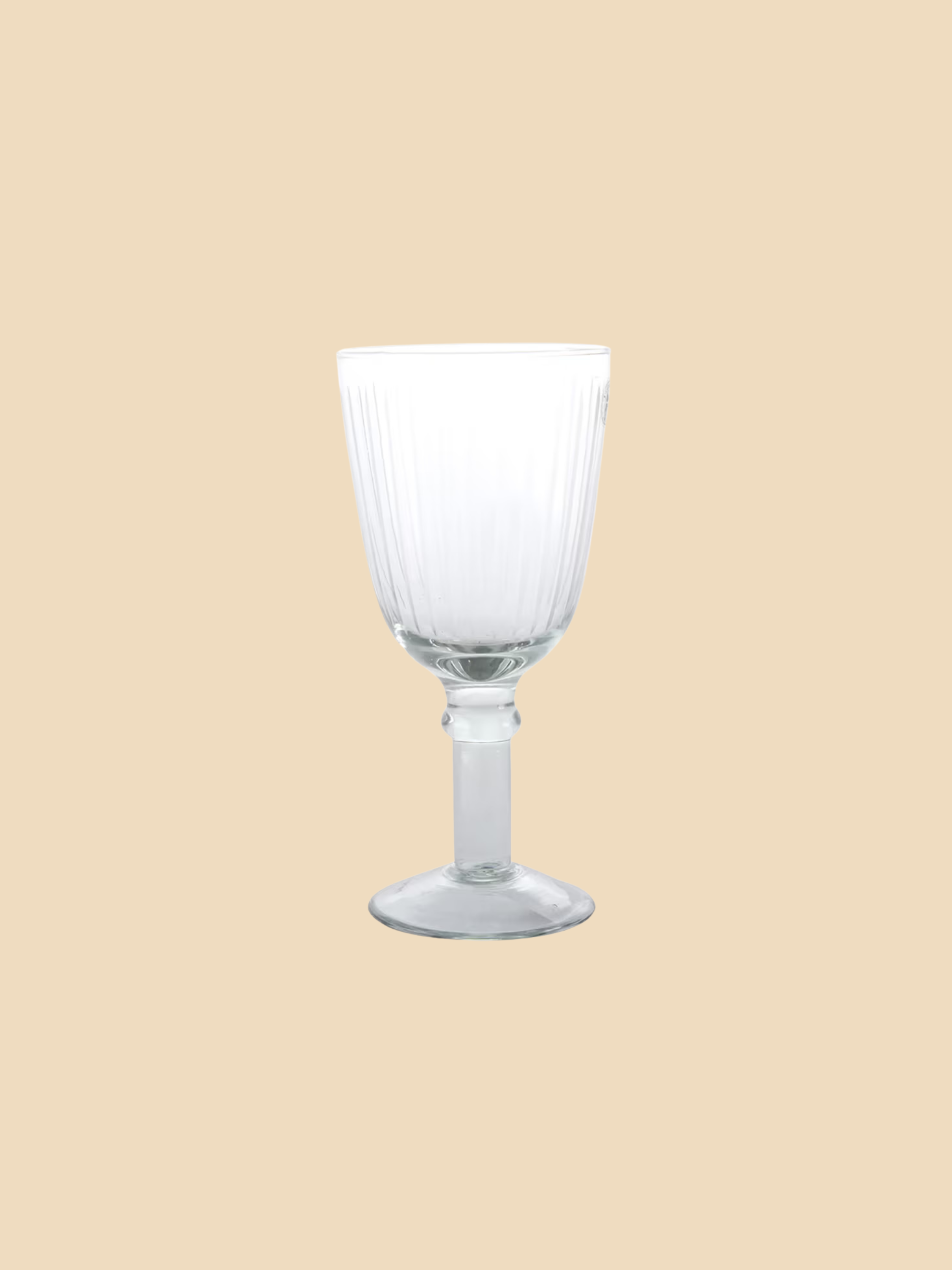 Glas op voet
