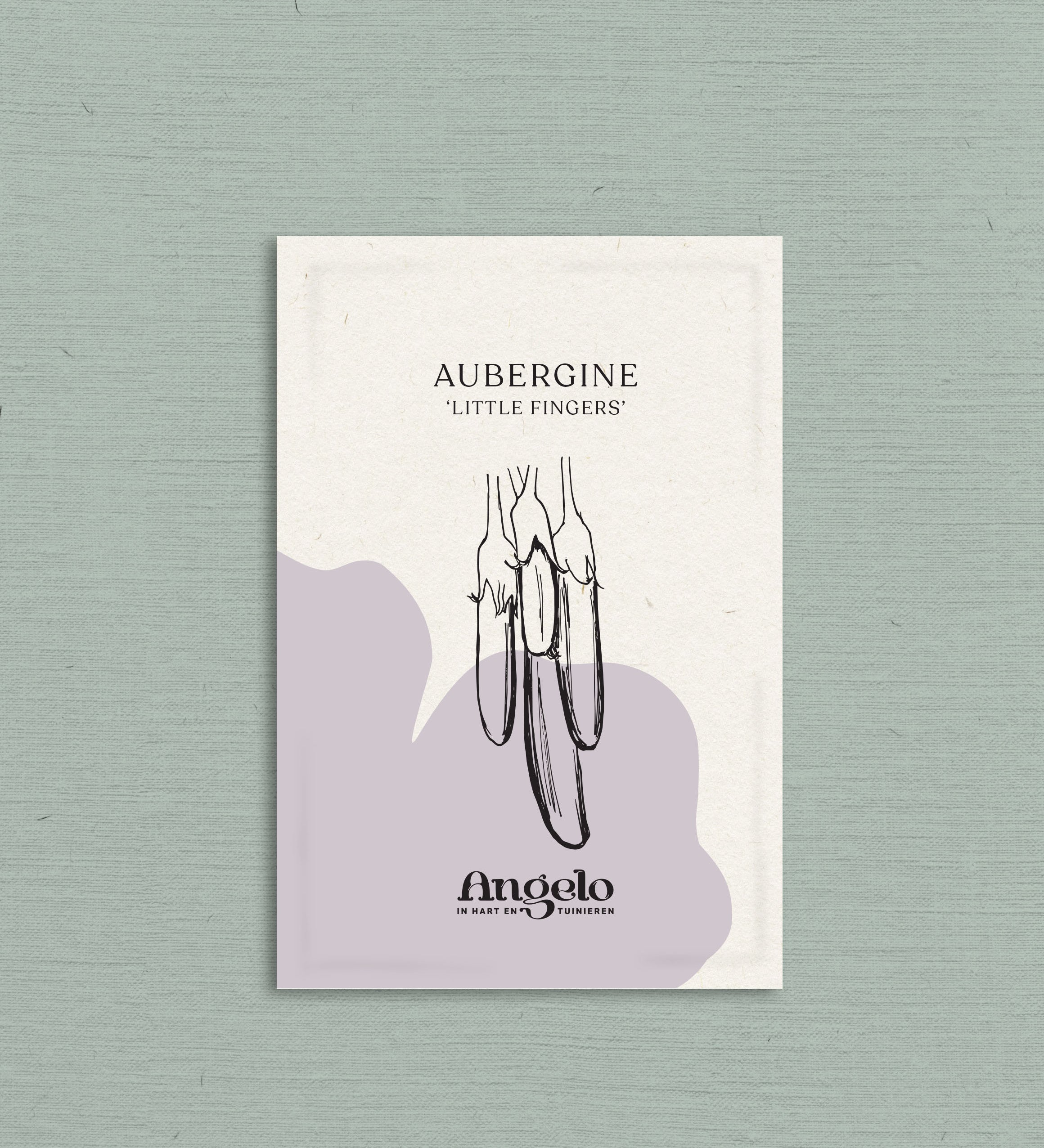 Aubergine 'Little Fingers'-Angelo
