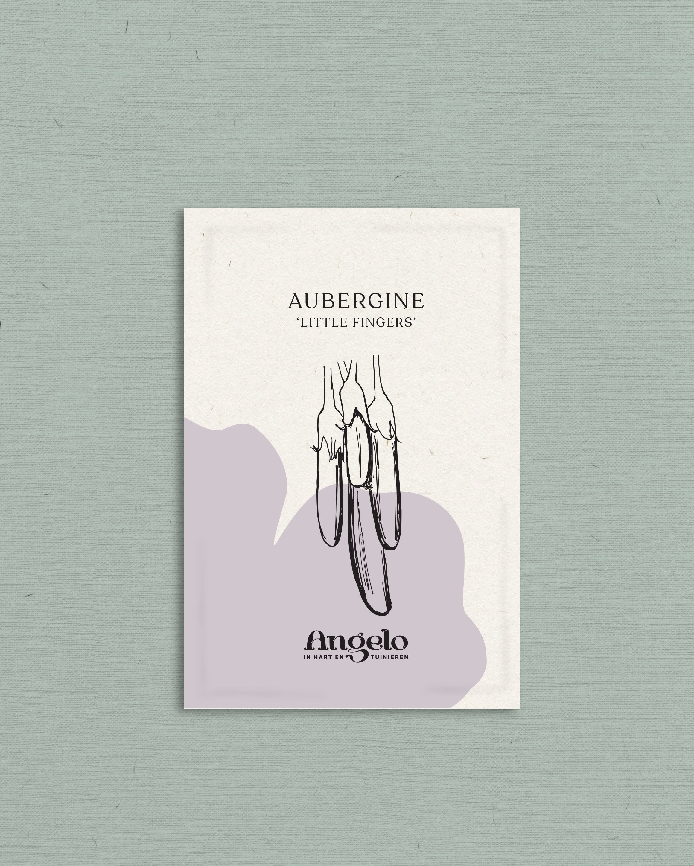 Aubergine 'Little Fingers'-Angelo