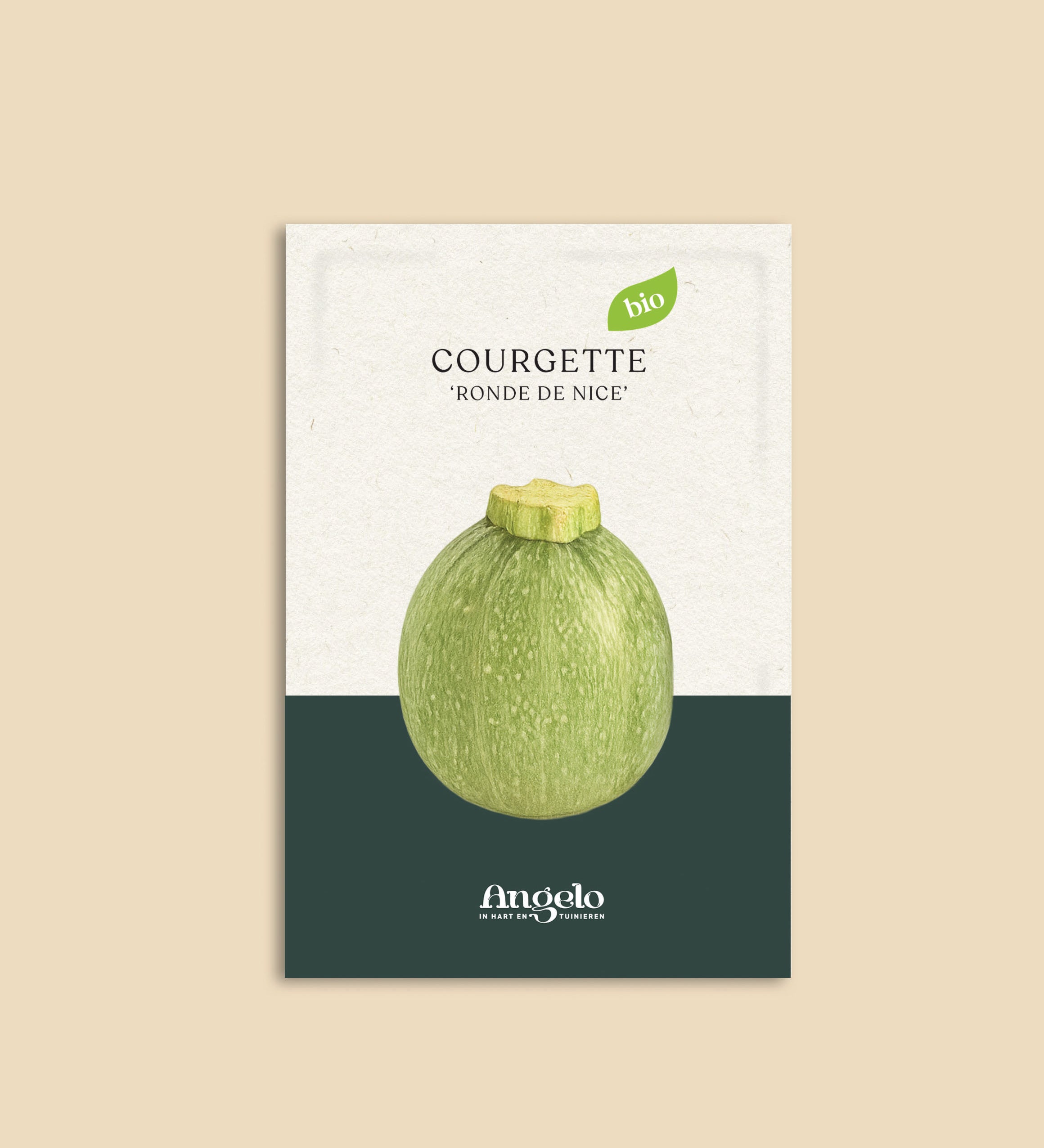 Courgette 'Ronde de Nice'-Angelo
