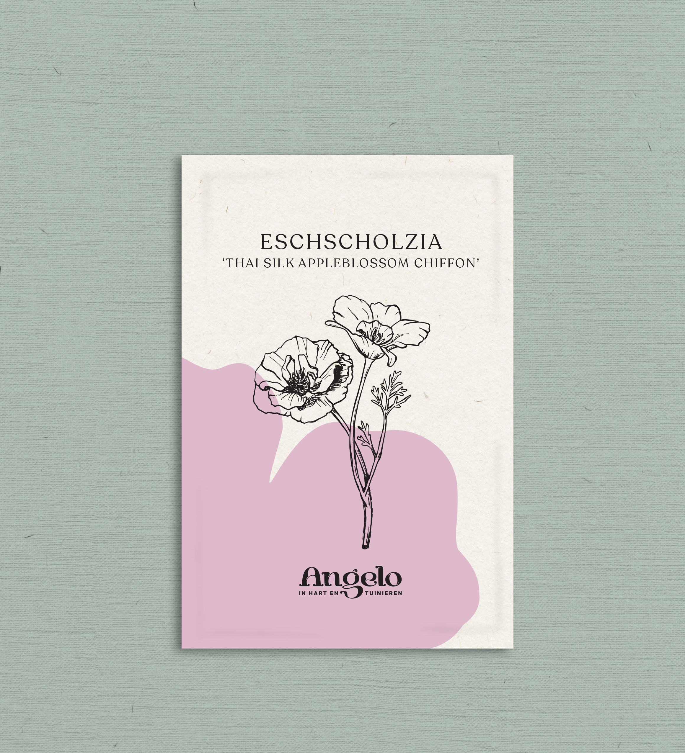 Eschscholzia california 'thai silk appleblossom chiffon'-Angelo