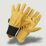 Gevoerde leren rozensnoei handschoenen-Angelo