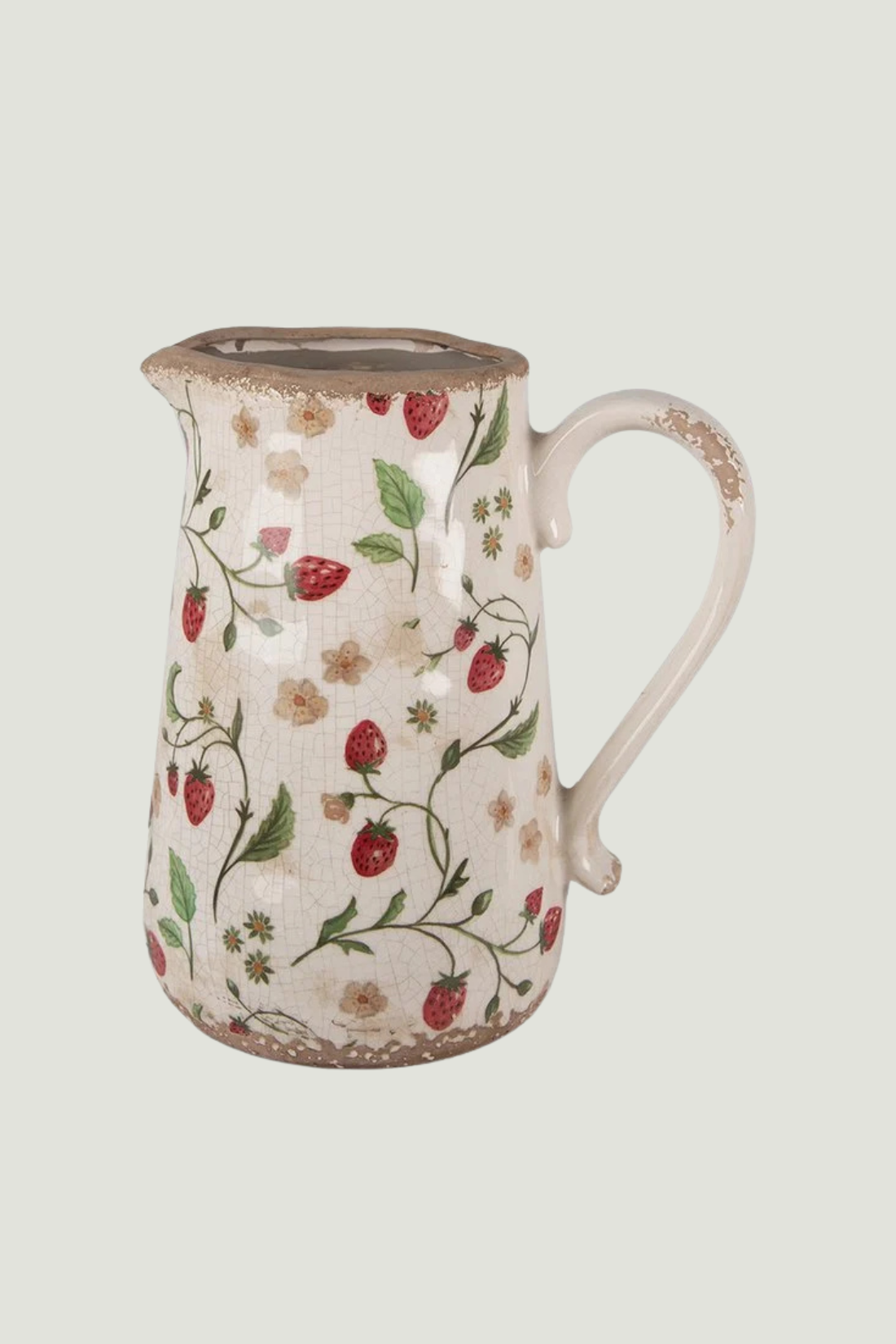 Decoration can be beige red, ceramic 21x15x23 cm - 6CE1633L